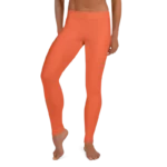 Legging de sport pour femme, effet seconde peau, de couleur violet. Taille basse avec un élastique léger à la taille pour un maintien confortable sans compression. La photo montre le legging porté de face.