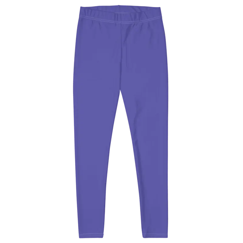 Legging de sport pour femme, effet seconde peau, de couleur violet. Taille basse avec un élastique léger à la taille pour un maintien confortable sans compression. La photo montre le produit de face.