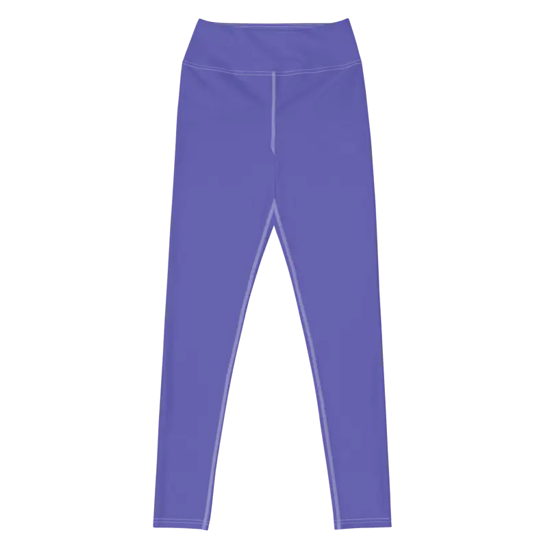 Legging de sport pour femme violet en nylon Éconyl, tissu léger sans couture, effet seconde peau pour un confort optimal. Photo du produit de devant.
