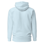 Sweat à capuche décontracté Cozymotion bleu en lyocell Tencel, doux et respirant, avec poche frontale.