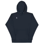 Sweat à capuche décontracté Cozymotion noir en lyocell Tencel, doux et respirant, avec poche frontale.